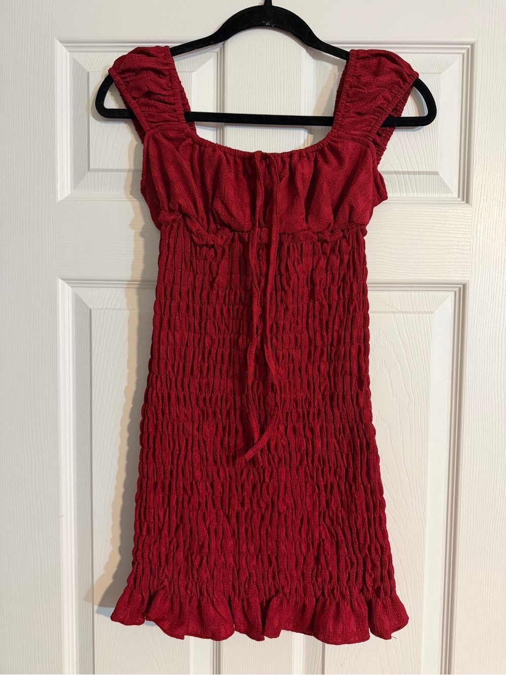 Daisy Street Ruched Milkmaid Mini Dress